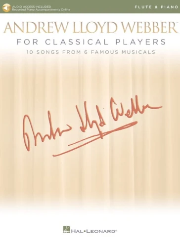 Andrew Lloyd Webber for Classical Players: Flute and Piano (+ audio online) - nuty na flet poprzeczny i fortepian