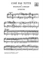 Cosi Fan Tutte - Tak czynią wszystkie - Wolfgang Amadeus Mozart - opera - nuty na głos, chór i fortepian
