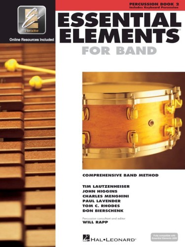 Essential Elements 2000 for Band: Percussion / Keyboard Percussion Book 2 (+ audio online) - szkoła na instrumenty perkusyjne przygotowująca do gry w orkiestrze dętej