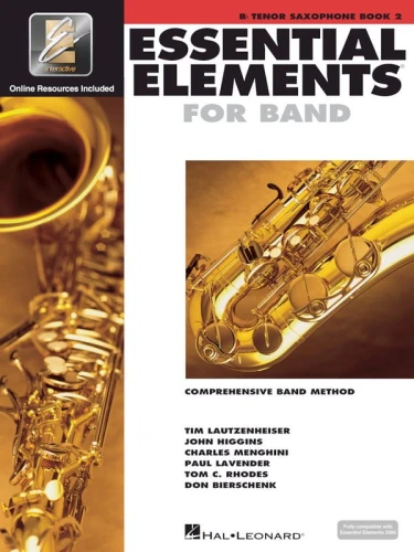 Essential Elements 2000 for Band: Bb Tenor Saxophone Book 2 (+ audio online) - szkoła na saksofon tenorowy przygotowująca do gry w orkiestrze dętej