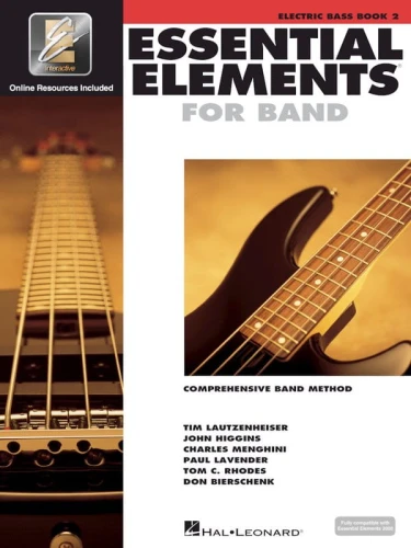 Essential Elements 2000 for Band: Electric Bass Book 2 (+ audio online) - szkoła na gitarę basową przygotowująca do gry w orkiestrze dętej