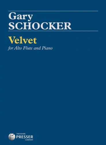 Gary Schocker: Velvet for Alto Flute and Piano - nuty na flet altowy i fortepian