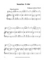 Wolfgang Amadeus Mozart: Sonatina G-dur - nuty na skrzypce z fortepianem