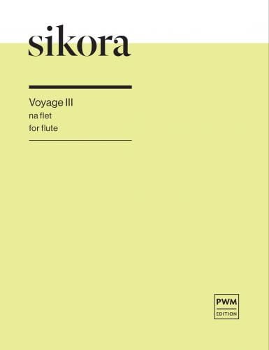 Elżbieta Sikora: Voyage III - nuty na flet