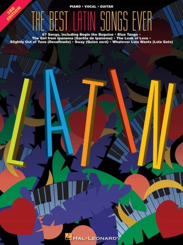 The Best Latin Songs Ever (PVG) - najlepsze piosenki latynoskie - nuty na fortepian, melodia, akordy gitarowe i słowa - zawiera Bésame Mucho i Guantanamera