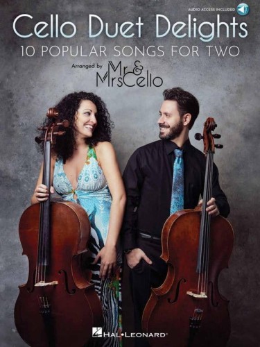 Mr & Mrs Cello: Cello Duet Delights - 10 Popular Songs for Two (+ audio online) - duety wiolonczelowe - nuty na dwie wiolonczele