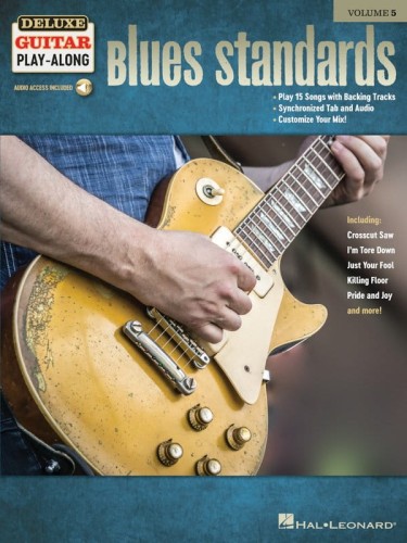 Deluxe Guitar Play-Along Volume 5: Blues Standards (+ audio online) - nuty i tabulatury na gitarę elektryczną