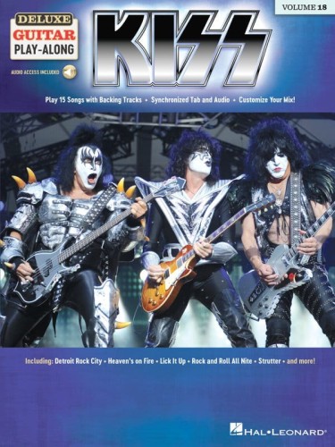 Deluxe Guitar Play-Along Volume 18: Kiss (+ audio online) - nuty i tabulatury na gitarę elektryczną