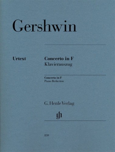 George Gershwin: Concerto in F major for Piano and Orchestra - koncert fortepianowy F-dur - nuty na dwa fortepiany