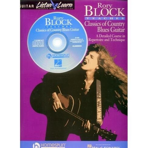 Rory Block Teaches Classics of Country Blues Guitar - nuty na gitarę akustyczną (+ płyta CD)