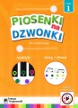 Piosenki na dzwonki dla początkujących cz. 1 - nuty, słowa, naklejki