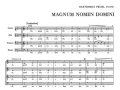 Bartłomiej Pękiel: Magnum nomen Domini, Resonet in laudibus - nuty na chór mieszany a cappella (partytura studyjna)