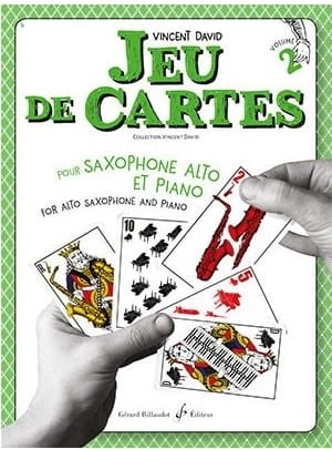 Vincent David: Jeu de Cartes 2 pour Saxophone Alto et Piano - nuty na saksofon altowy i fortepian