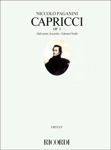 Niccolo Paganini: 24 Capricci op. 1 per violino solo - 24 kaprysy - nuty na skrzypce