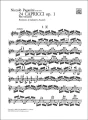 Niccolo Paganini: 24 Capricci op. 1 per violino solo - 24 kaprysy - nuty na skrzypce
