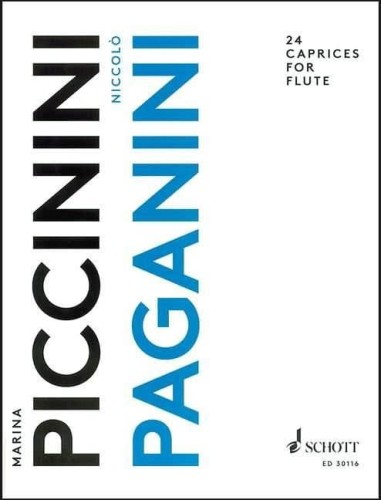 Niccolo Paganini: 24 Caprices for Flute - 24 kaprysy - nuty na flet poprzeczny solo