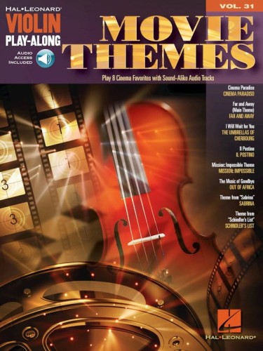 Movie Themes - Violin Play-Along Volume 31 - nuty na skrzypce (+ audio online)