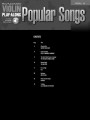 Popular Songs - Violin Play-Along Volume 2 - nuty na skrzypce (+ audio online)