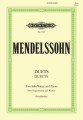 Mendelssohn Bartholdy: Duets for Two Solo Voices and Piano - 19 duetów wokalnych z towarzyszeniem fortepianu