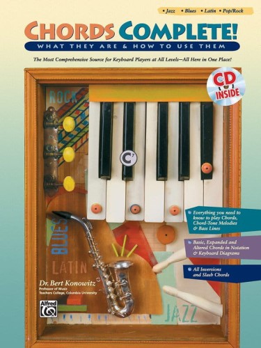 Alfred's Teach Yourself Chords Complete! - What they are and how to use them - Bert Konowitz (+ płyta CD) - podręcznik do nauki akordów na instrumenty klawiszowe
