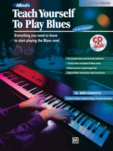Alfred's Teach Yourself to Play Blues - Bert Konowitz (+ płyta CD) - podręcznik do nauki gry bluesa na instrumenty klawiszowe