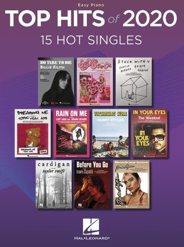 Top Hits Of 2020 (Easy Piano) - 15 Hot Singles - nuty w łatwym układzie na fortepian