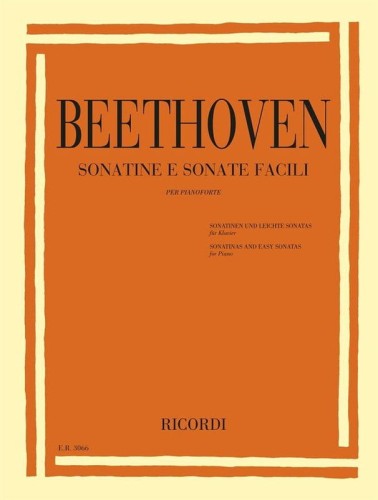 Ludwig van Beethoven: Sonatine e sonate facili per pianoforte - sonatiny i łatwe sonaty na fortepian