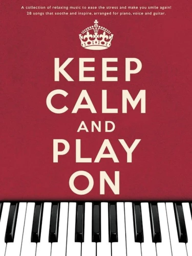 Keep Calm And Play On (PVG): The Red Book - kolekcja 28 piosenek, które uspokoją i przywrócą uśmiech - nuty na fortepian, melodia, akordy i słowa