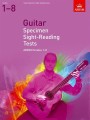 Guitar Specimen Sight-Reading Tests, ABRSM Grades 1-8 - ćwiczenia z czytania nut na gitarę klasyczną