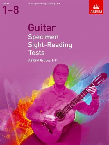 Guitar Specimen Sight-Reading Tests, ABRSM Grades 1-8 - ćwiczenia z czytania nut na gitarę klasyczną