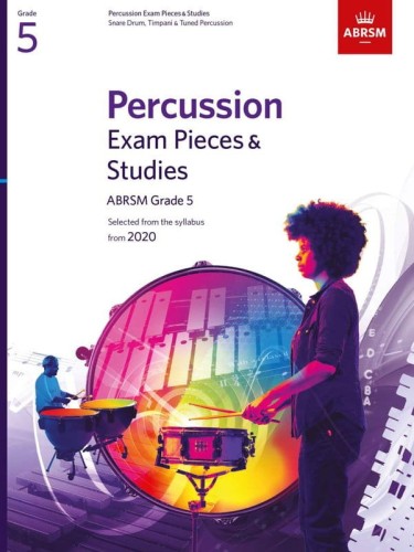 Percussion Exam Pieces & Studies - ABRSM Grade 5 - 2020 - nuty na werbel, kotły i strojone instrumenty perkusyjne