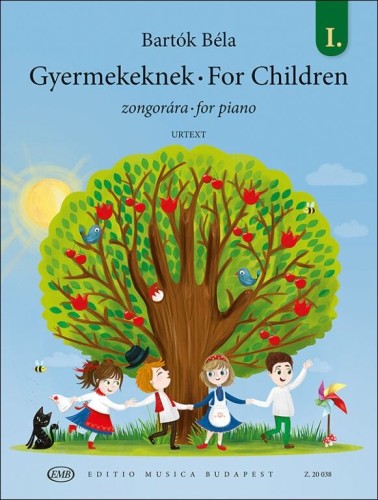 Bela Bartok for Children for Piano 1 - nuty na fortepian dla dzieci