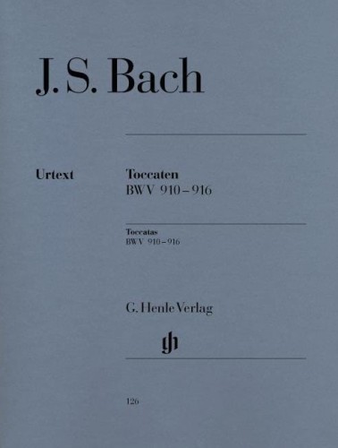Jan Sebastian Bach: Toccaten BWV 910-916 - Toccaty - nuty na fortepian