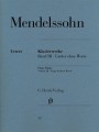 Felix Mendelssohn Bartholdy: Piano Works Volume III - Songs Without Words - Pieśni bez słów - nuty na fortepian