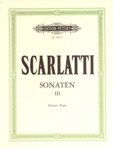Domenico Scarlatti: Sonaten III - Sonatas 3 - Sonaty fortepianowe tom 3