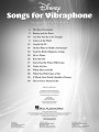 Disney Songs for Vibraphone - 15 piosenek z filmów Disneya - nuty na wibrafon