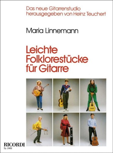 Maria Linnemann: Leichte Folklorestucke fur Gitarre - łatwe nuty na gitarę klasyczną