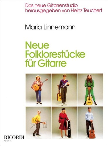 Maria Linnemann: Neue Folklorestucke fur Gitarre - łatwe nuty na gitarę klasyczną
