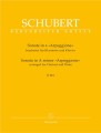 Franz Schubert: Sonate in a ‘Arpeggione’ bearbeitet fur Klarinette und Klavier - Sonata a-moll Arpeggione D 821 - nuty na klarnet i fortepian