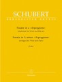 Franz Schubert: Sonate in a ‘Arpeggione’ bearbeitet fur Viola und Klavier - Sonata a-moll Arpeggione D 821 - nuty na altówkę i fortepian