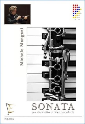 Michele Mangani: Sonata per clarinetto e pianoforte - nuty na klarnet i fortepian