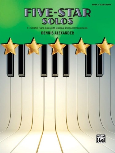 Dennis Alexander: Five-Star Solos 2 - nuty na fortepian