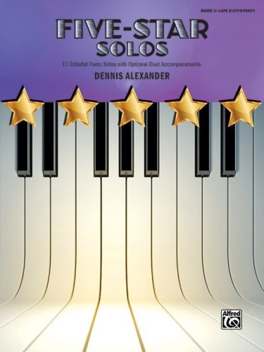Dennis Alexander: Five-Star Solos 3 - nuty na fortepian