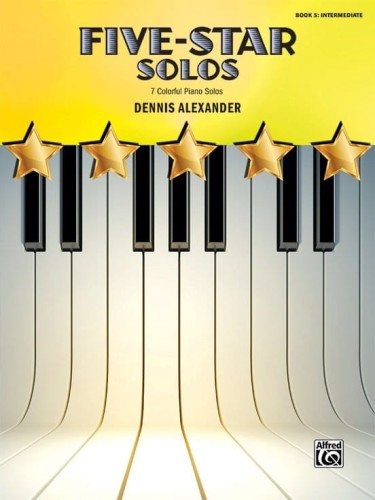 Dennis Alexander: Five-Star Solos 5 - nuty na fortepian