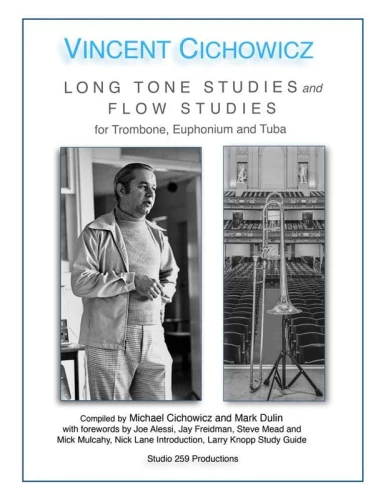 Vincent Cichowicz: Long Tone Studies and Flow Studies for Trombone, Euphonium and Tuba - ćwiczenia dla zaawansowanych - nuty na puzon lub eufonium lub tubę