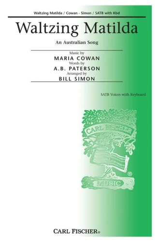 Waltzing Matilda - An Australian Song - Maria Cowan, Banjo Paterson - nuty na chór mieszany SATB z fortepianem