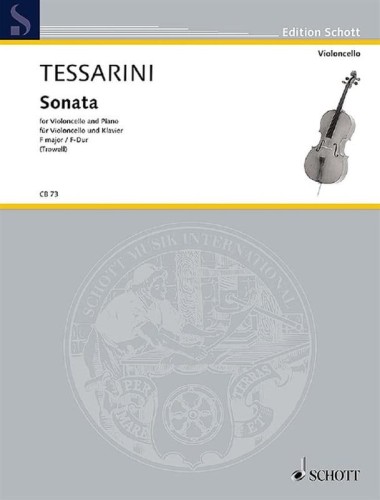 Carlo Tessarini: Sonata F-dur for Violoncello and Piano - nuty na wiolonczelę i fortepian