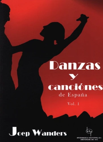 Joep Wanders: Danzas y Canciones de Espana Vol. 1 - nuty na gitarę klasyczną