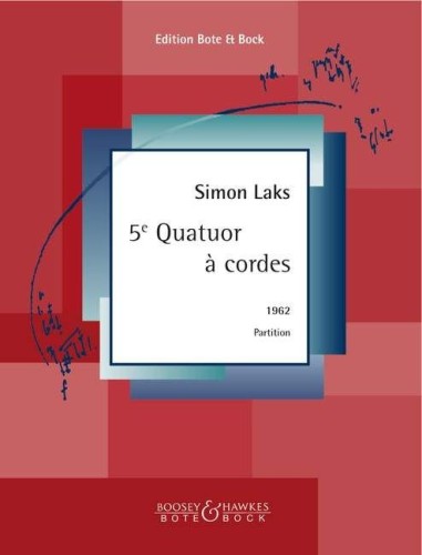 Szymon Laks: 5e Quatuor a cordes 1962 - String Quartet No. 5 - V kwartet smyczkowy