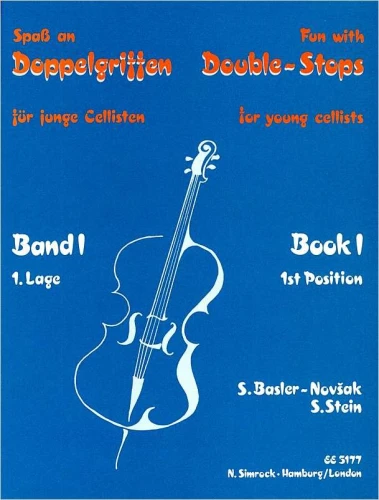 Fun with Double-Stops for young cellists 1 - ćwiczenia w dwudźwiękach na wiolonczelę - S. Basler-Novsak, S. Stein
